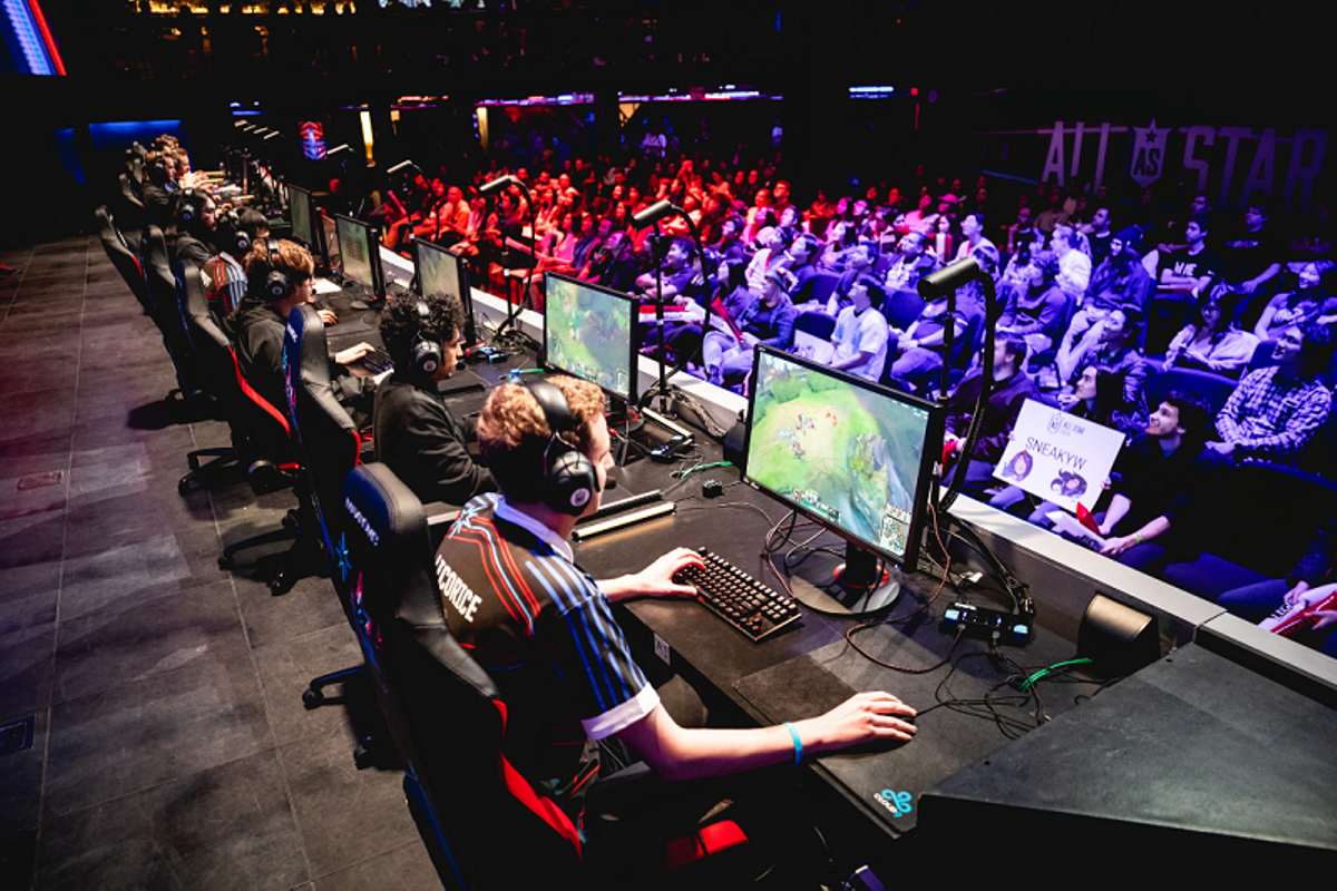 E-sports setup interior design